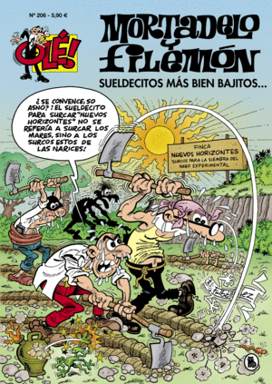 MORTADELO Y FILEMN. SUELDECITOS MS BIEN BAJITOS... (OL! MORTADELO 206)